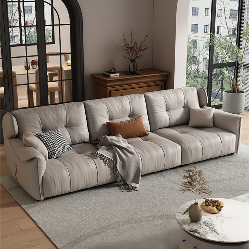LUXORA S1168 210cm Length Fabric Sofa Solid Wood Tech Frame