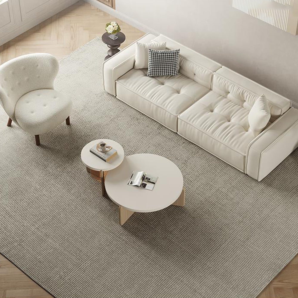 LUXORA S1169 Solid Fabric Leather Wood Length 180/210cm Sofa Microfiber Frame