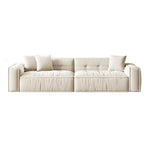 LUXORA S1169 Solid Fabric Leather Wood Length 180/210cm Sofa Microfiber Frame