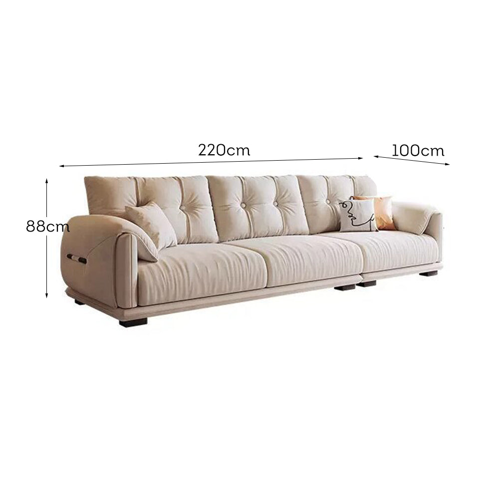 LUXORA S1174 220CM Length Fabric Claw-resistant Sofa