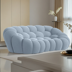 LUXORA S1175 Curved Fabric 3D Shell 200/250CM Sofa