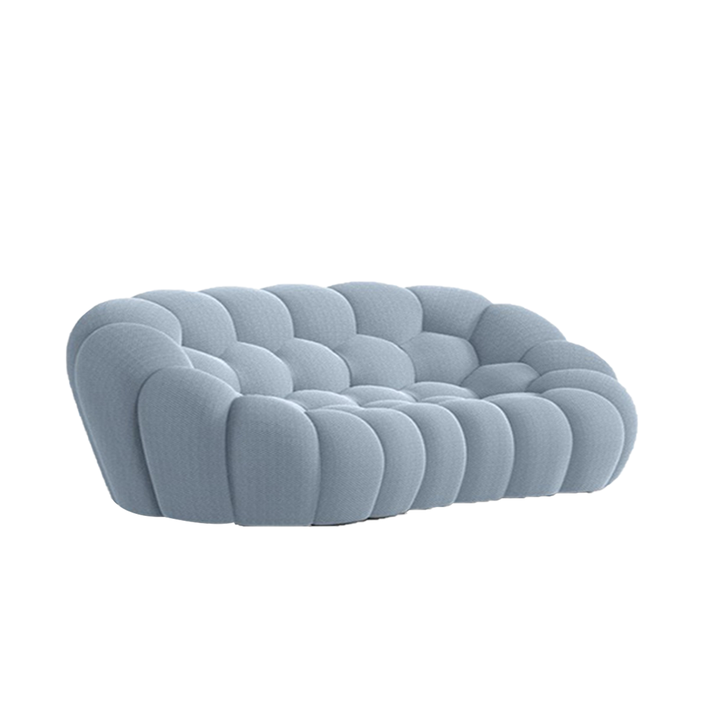 LUXORA S1175 Curved Fabric 3D Shell 200/250CM Sofa