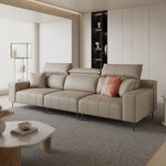 LUXORA S1191 Length Fabric Solid 220cm Wood Sofa Tech Frame