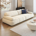 LUXORA S1199 Wood Solid Fabric Sofa Length 230cm Microfiber Leather Frame