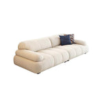 LUXORA S1199 Wood Solid Fabric Sofa Length 230cm Microfiber Leather Frame