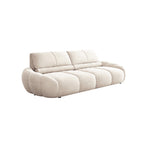LUXORA S1200 170/210cm Wood Sofa Solid Microfiber Fabric Length Leather Frame