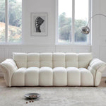 LUXORA S1209 228/248cm Matte Wood Length Solid Fabric Sofa Frame