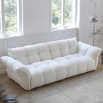 LUXORA S1209 228/248cm Matte Wood Length Solid Fabric Sofa Frame