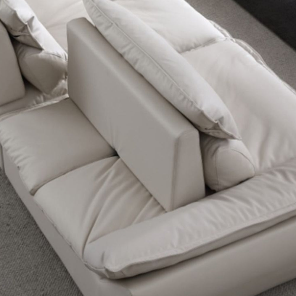 LUXORA S1220 Tech Length Movable 180/220cm Sofa Fabric Backrest