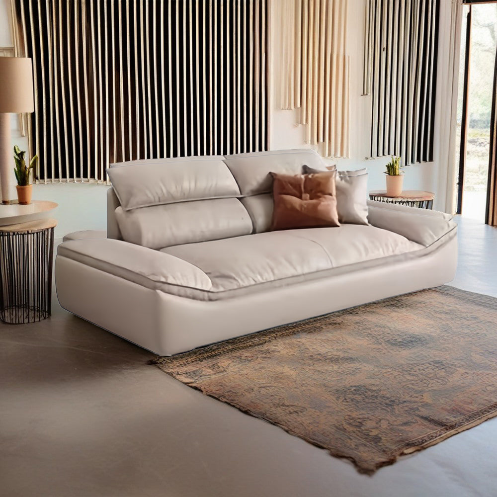LUXORA S1220 Tech Length Movable 180/220cm Sofa Fabric Backrest
