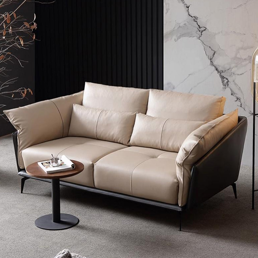 LUXORA S1235 Fabric Leather 210CM Microfiber Wood Solid Length Sofa Frame