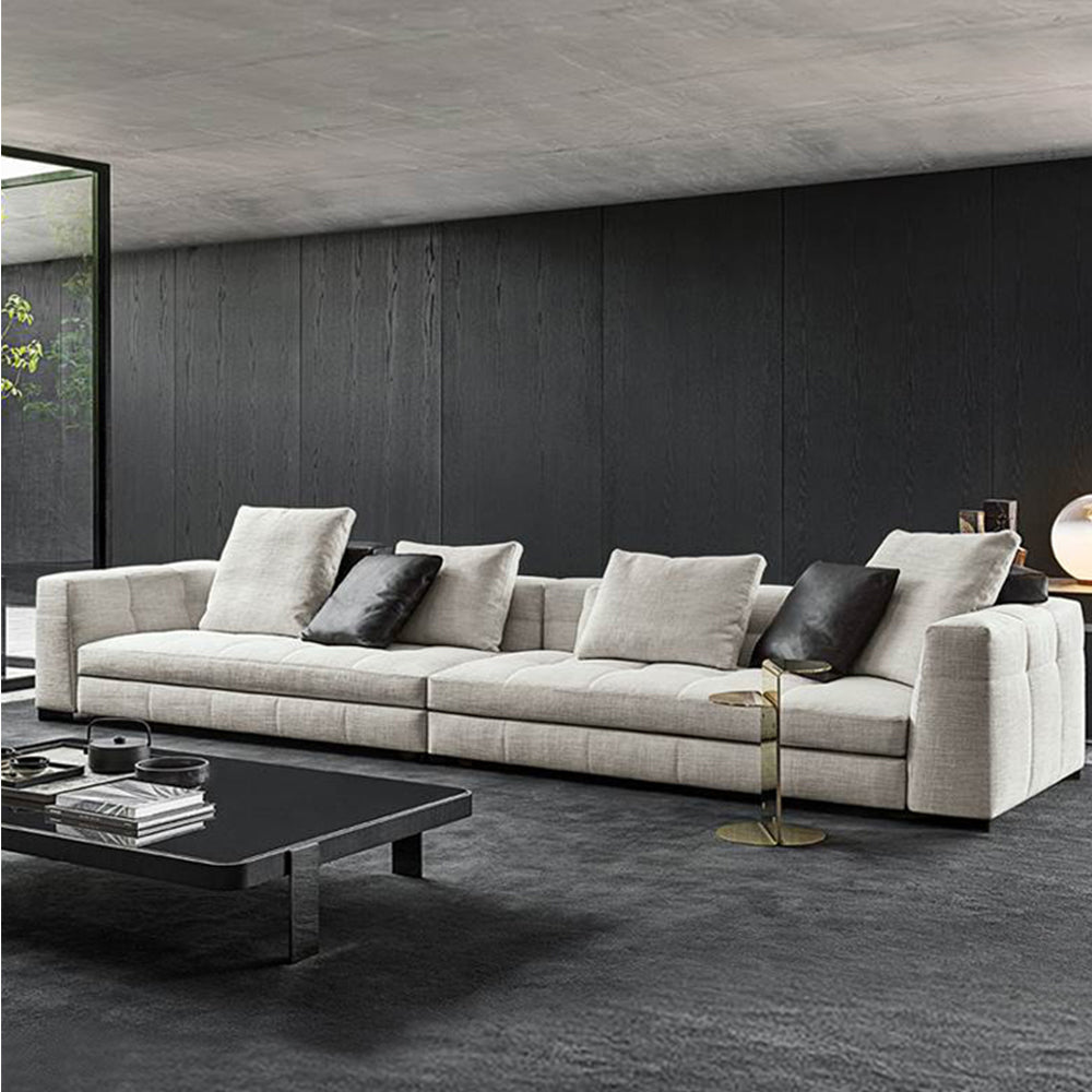 LUXORA S1236 Fabric Tech Sofa 210/240cm Wood Solid Length Frame