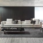 LUXORA S1236 Fabric Tech Sofa 210/240cm Wood Solid Length Frame