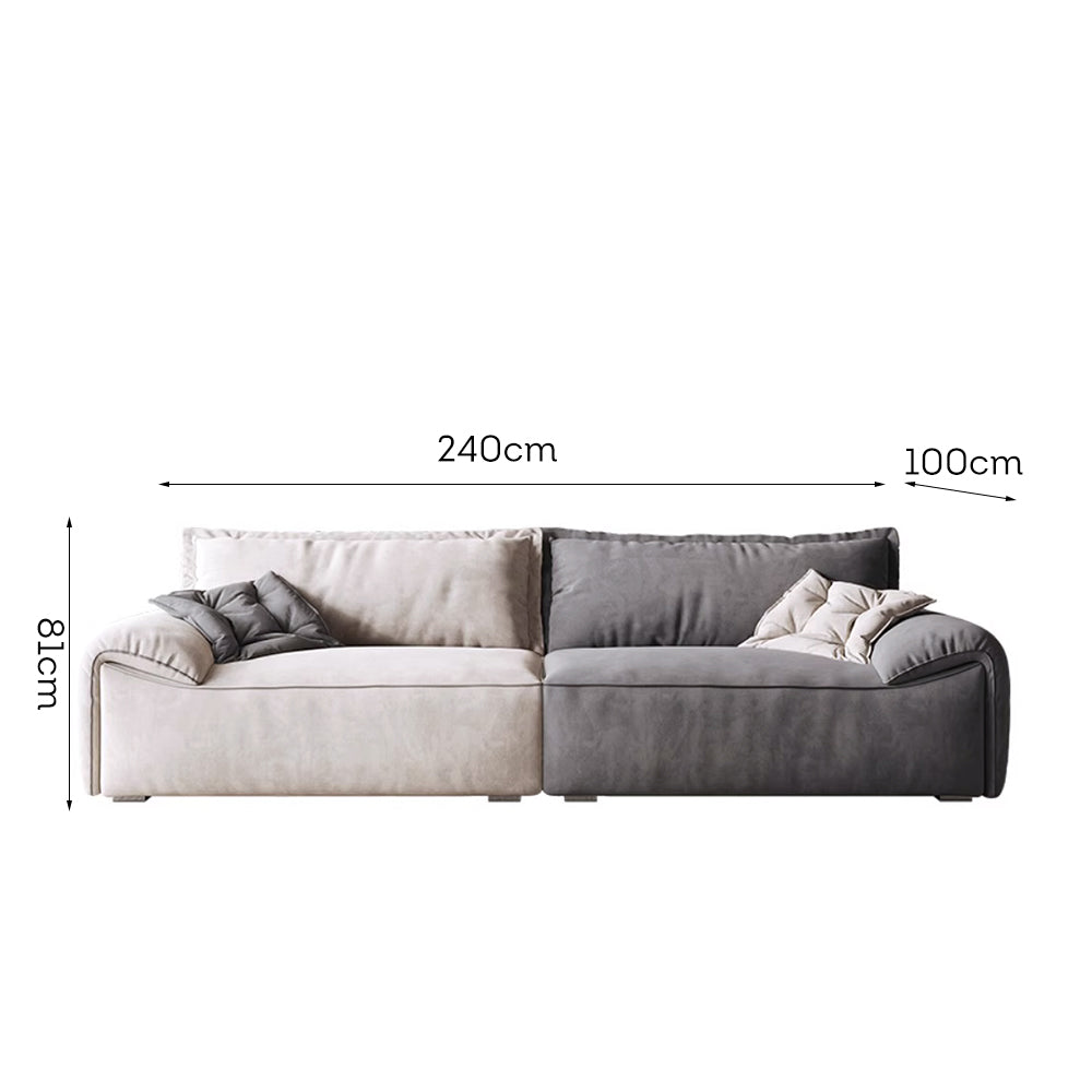 LUXORA S1245 240cm Fabric Modern Minimalist Tech Sofa Length Style