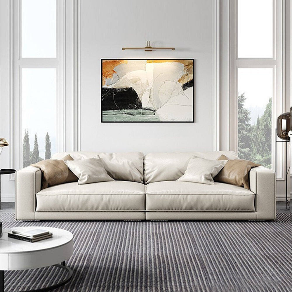 LUXORA S1262 Tech Fabric Length Solid Sofa Wood 220/260cm Frame