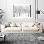 LUXORA S1262 Tech Fabric Length Solid Sofa Wood 220/260cm Frame