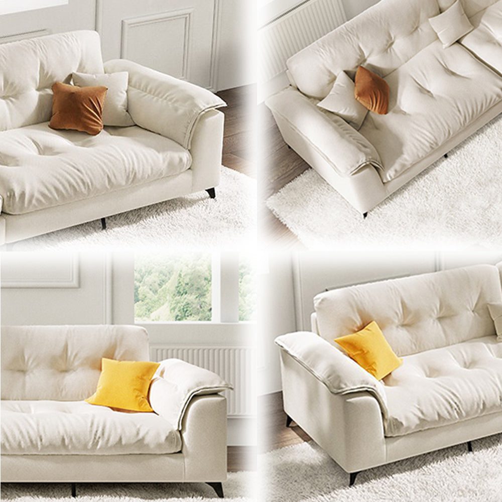LUXORA S1268 Minimalist Style 180-220cm Solid Wood Fashionable Sofa High-Tech Fabric
