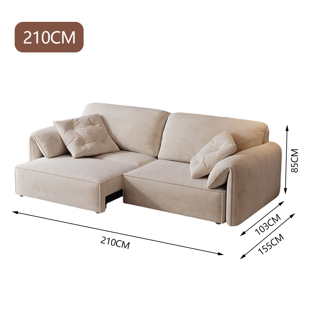 LUXORA S1270 Sofa High-Tech 210-245cm Electric Multifunctional Adjustable Fabric