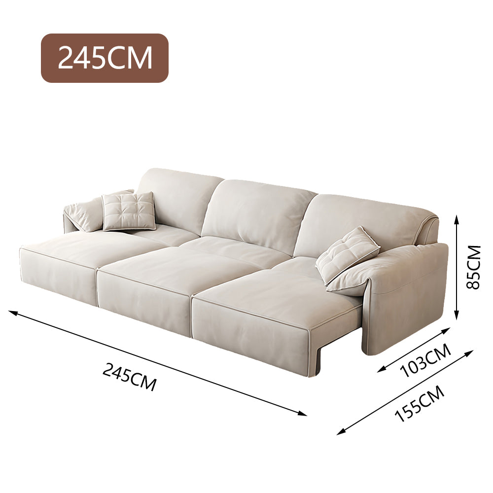 LUXORA S1270 Sofa High-Tech 210-245cm Electric Multifunctional Adjustable Fabric