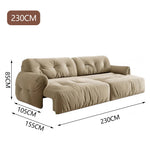 LUXORA S1272 190-230cm Adjustable High-Tech Sofa Multifunctional Electric Fabric