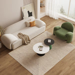 LUXORA S1285 Solid Style High-Tech Sofa Minimalist Fashionable Wood 210cm Fabric