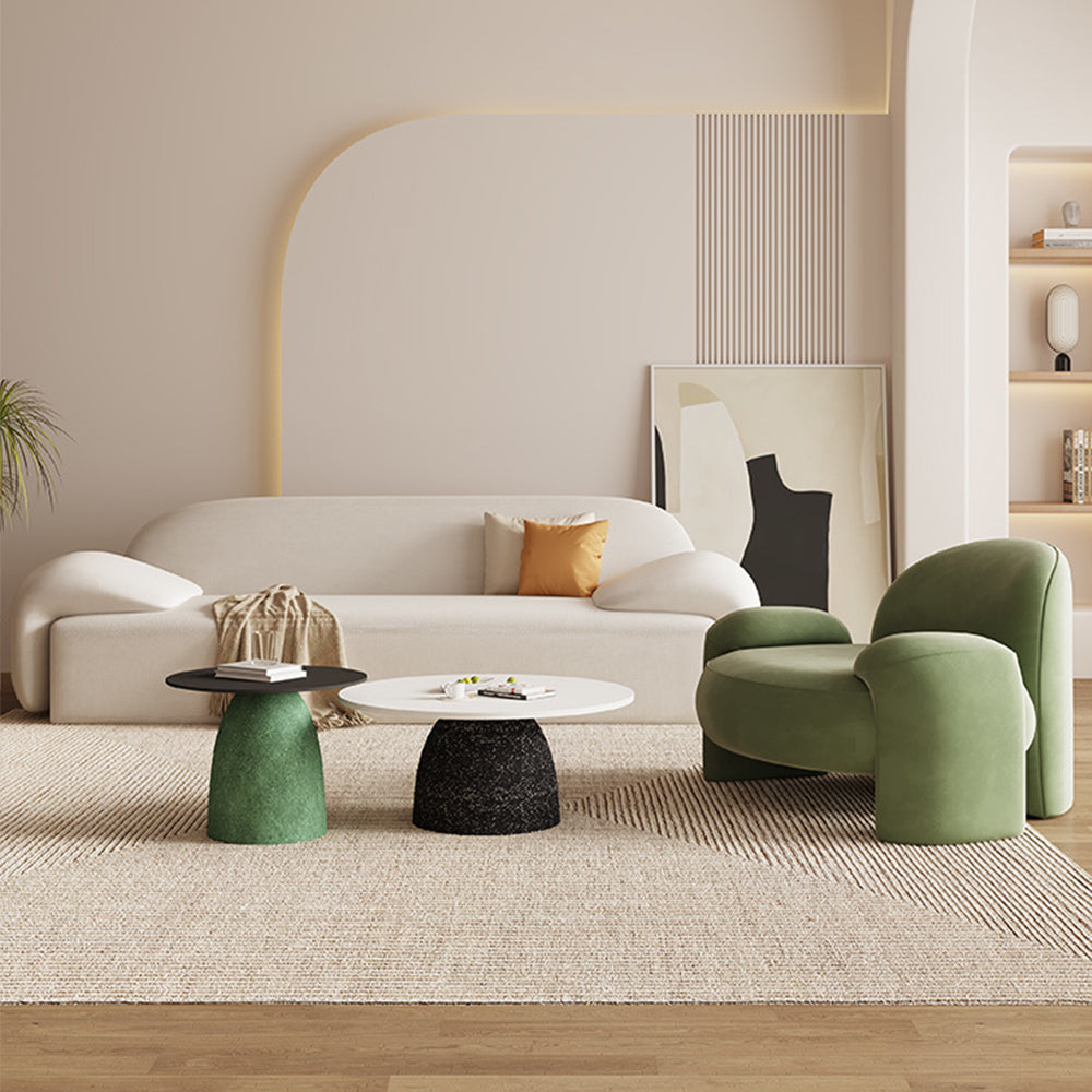 LUXORA S1285 Solid Style High-Tech Sofa Minimalist Fashionable Wood 210cm Fabric