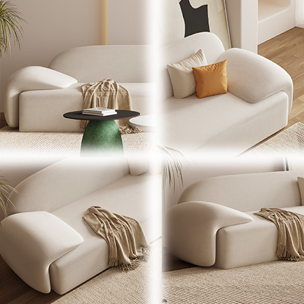 LUXORA S1285 Solid Style High-Tech Sofa Minimalist Fashionable Wood 210cm Fabric