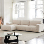 LUXORA S1288 Style High-Tech Minimalist Solid Fashionable 232cm Sofa Wood Fabric