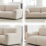 LUXORA S1288 Style High-Tech Minimalist Solid Fashionable 232cm Sofa Wood Fabric