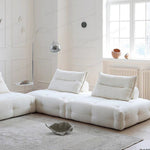 LUXORA S1298 Tech Fabric 105/120cm Length Sofa Solid Wood Frame