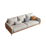LUXORA S1313 Sofa Fabric Leather 210CM Microfiber Wood Length Solid Frame