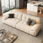 LUXORA S1316 210/250cm Leather Length Fabric Wood Sofa Solid Microfiber Frame