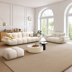 LUXORA S1317 Tech Fabric Sofa Length Wood 220/250cm Solid Frame