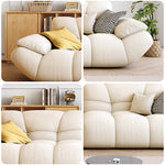 LUXORA S1317 Tech Fabric Sofa Length Wood 220/250cm Solid Frame