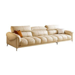 LUXORA S1331 Microfiber Leather Wood Length Fabric Sofa Solid 250/280cm Frame
