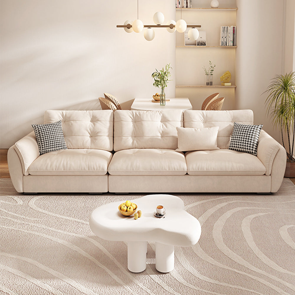 LUXORA S1340 Wood Minimalist Style Sofa 175-210cm Solid Fashionable High-Tech Fabric
