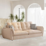 LUXORA S1340 Wood Minimalist Style Sofa 175-210cm Solid Fashionable High-Tech Fabric