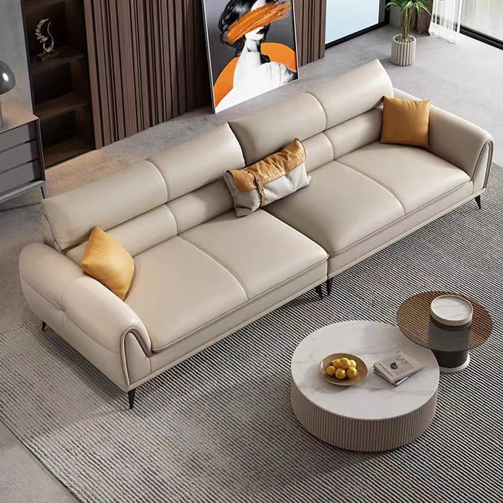 LUXORA S1341 Microfiber Leather 170/210cm Fabric Length Wood Solid Sofa Frame