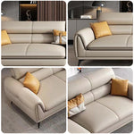 LUXORA S1341 Microfiber Leather 170/210cm Fabric Length Wood Solid Sofa Frame