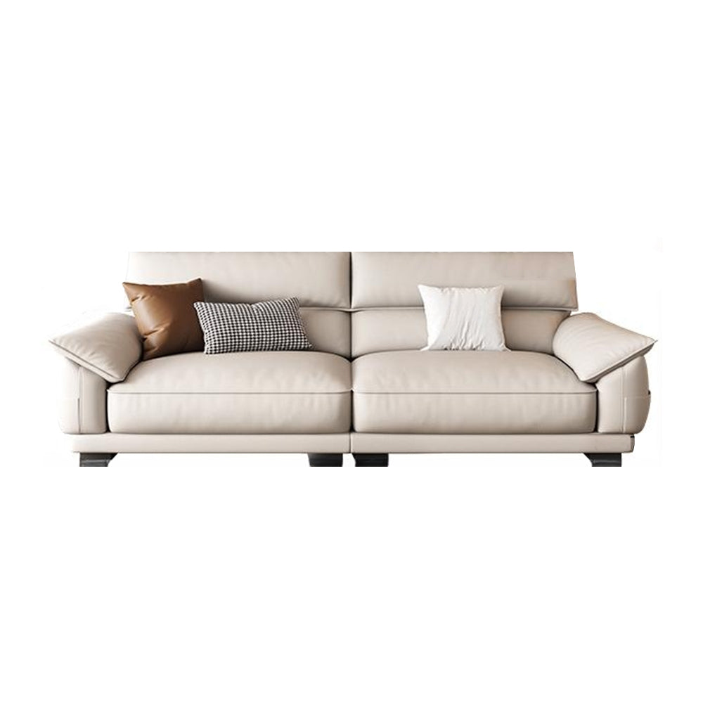 LUXORA S1371 Solid Wood Faux Sofa 250/280cm Length Leather Frame