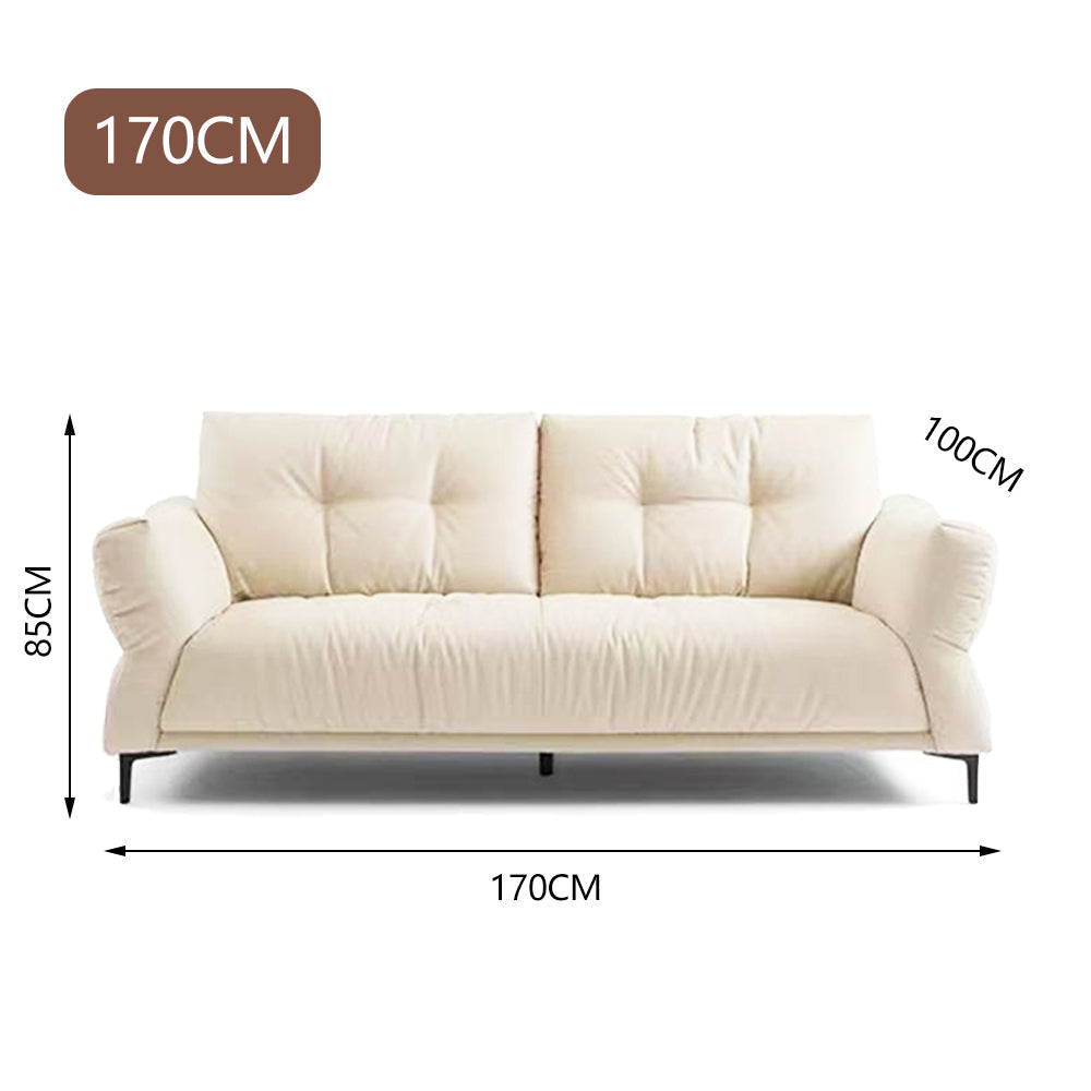LUXORA S1376 Wood Solid Sofa Fashionable Minimalist High-Tech 170-210cm Style Fabric