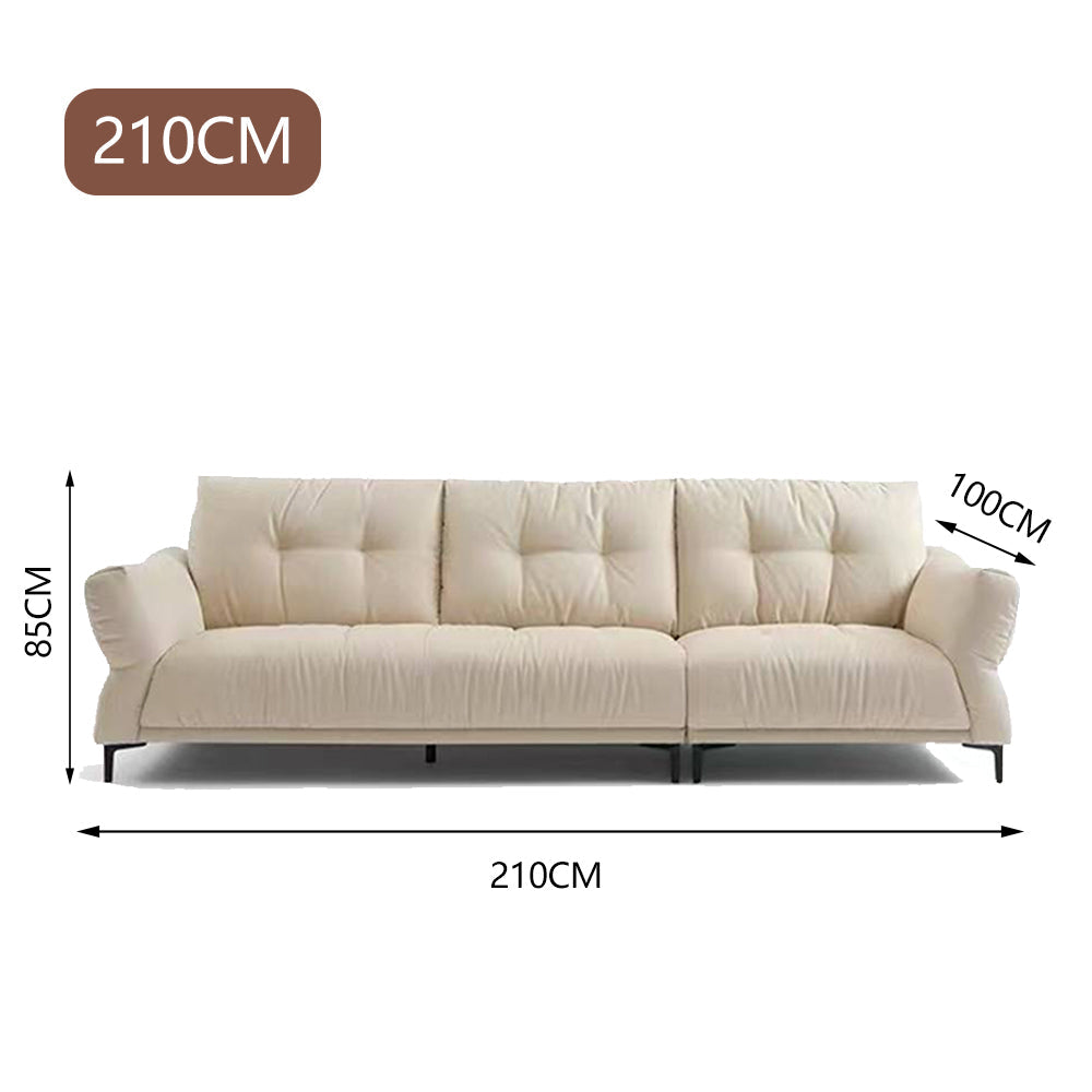 LUXORA S1376 Wood Solid Sofa Fashionable Minimalist High-Tech 170-210cm Style Fabric