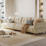 LUXORA S1376 Wood Solid Sofa Fashionable Minimalist High-Tech 170-210cm Style Fabric
