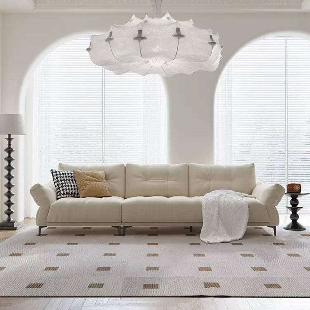 LUXORA S1376 Wood Solid Sofa Fashionable Minimalist High-Tech 170-210cm Style Fabric