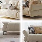 LUXORA S1376 Wood Solid Sofa Fashionable Minimalist High-Tech 170-210cm Style Fabric