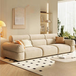 LUXORA S1379 Wood Style Solid Sofa Minimalist Fashionable 170-210cm High-Tech Fabric