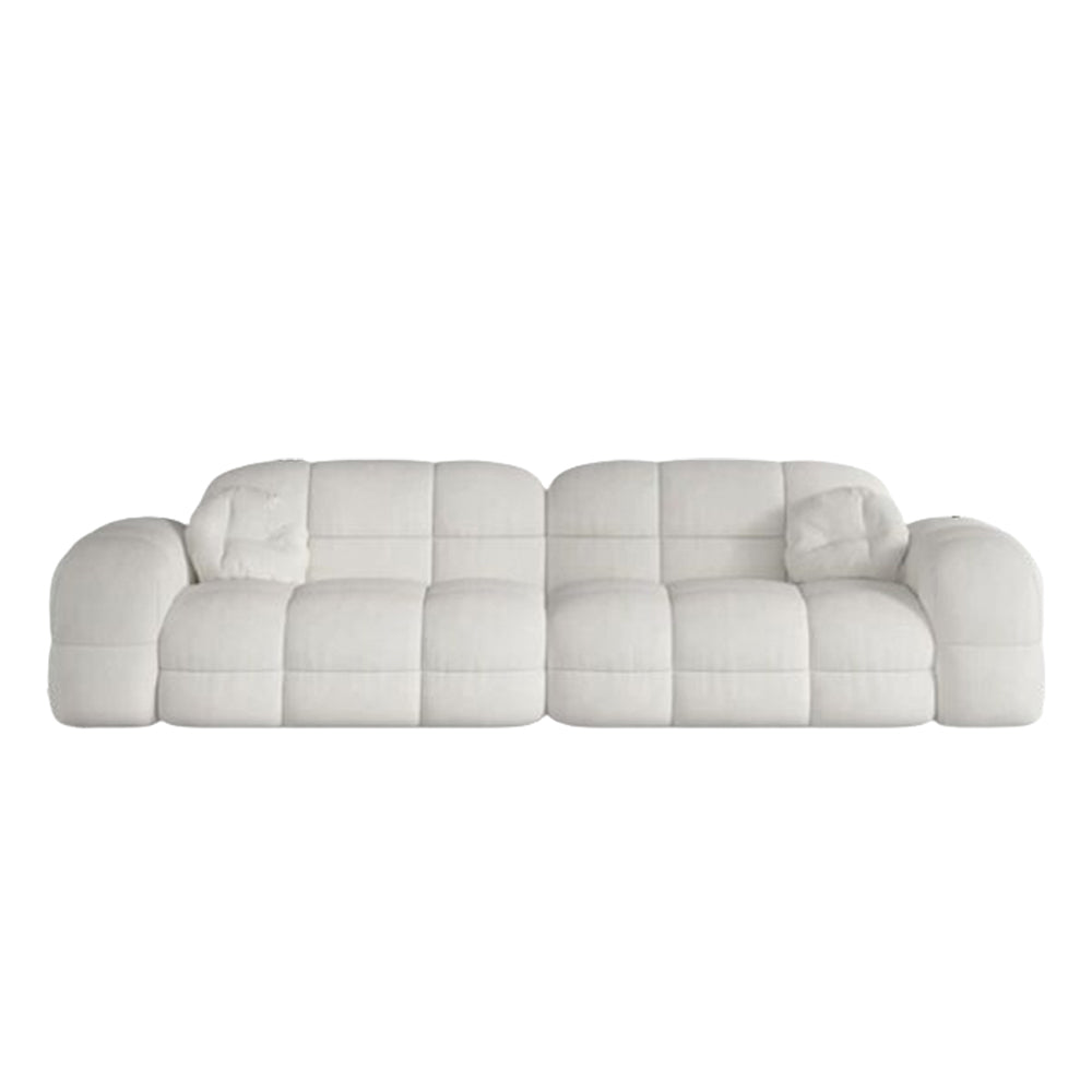 LUXORA S1380 Teddy 230cm Wood Sofa Solid Fashionable Style Minimalist Fabric