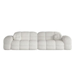 LUXORA S1380 Teddy 230cm Wood Sofa Solid Fashionable Style Minimalist Fabric
