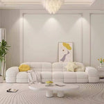 LUXORA S1380 Teddy 230cm Wood Sofa Solid Fashionable Style Minimalist Fabric
