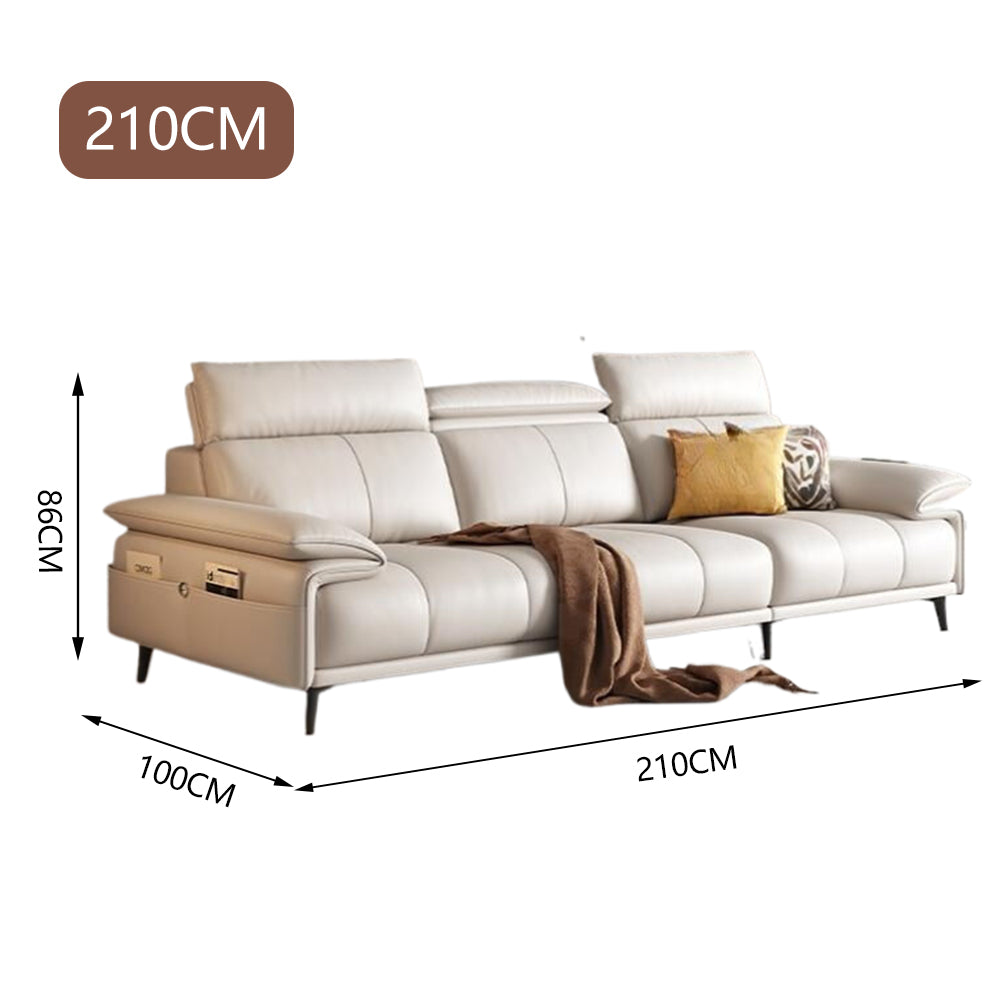 LUXORA S1382 High-Tech Solid Fashionable Sofa 170-210cm Style Minimalist Wood Fabric